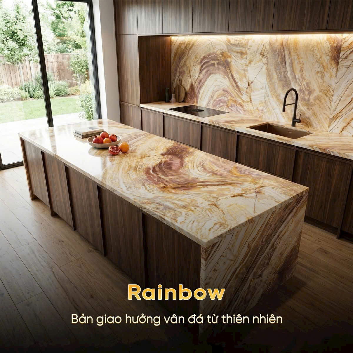 Đá Quartzite Rainbow