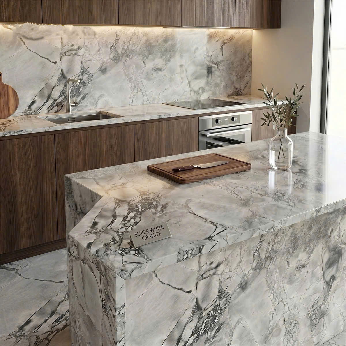 Đá Marble Super White