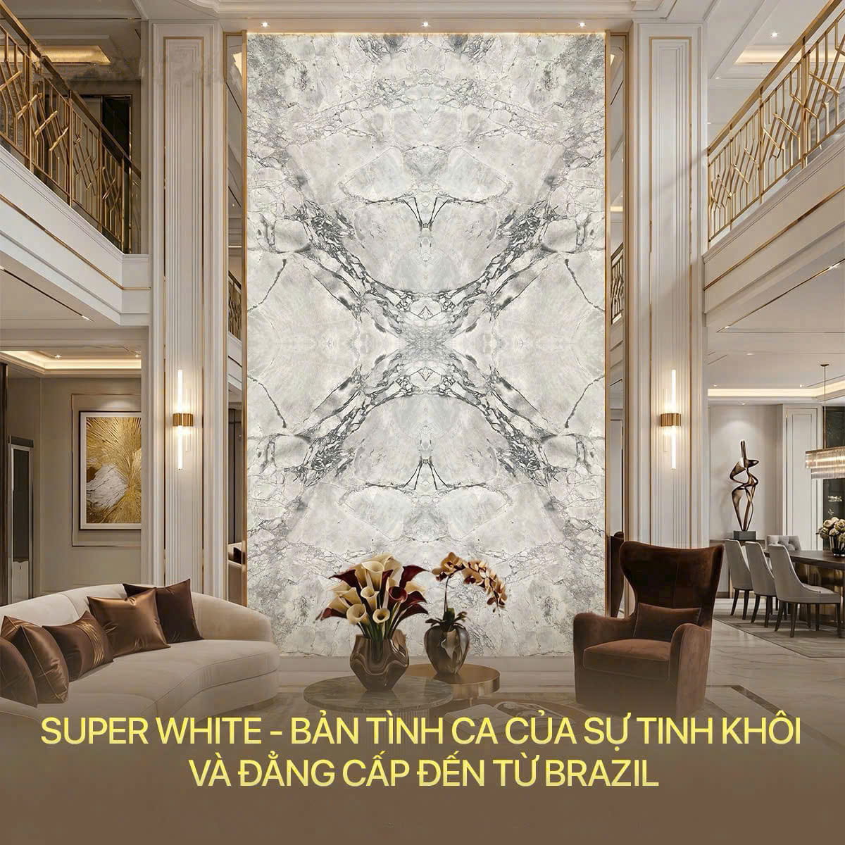 Đá Marble Super White