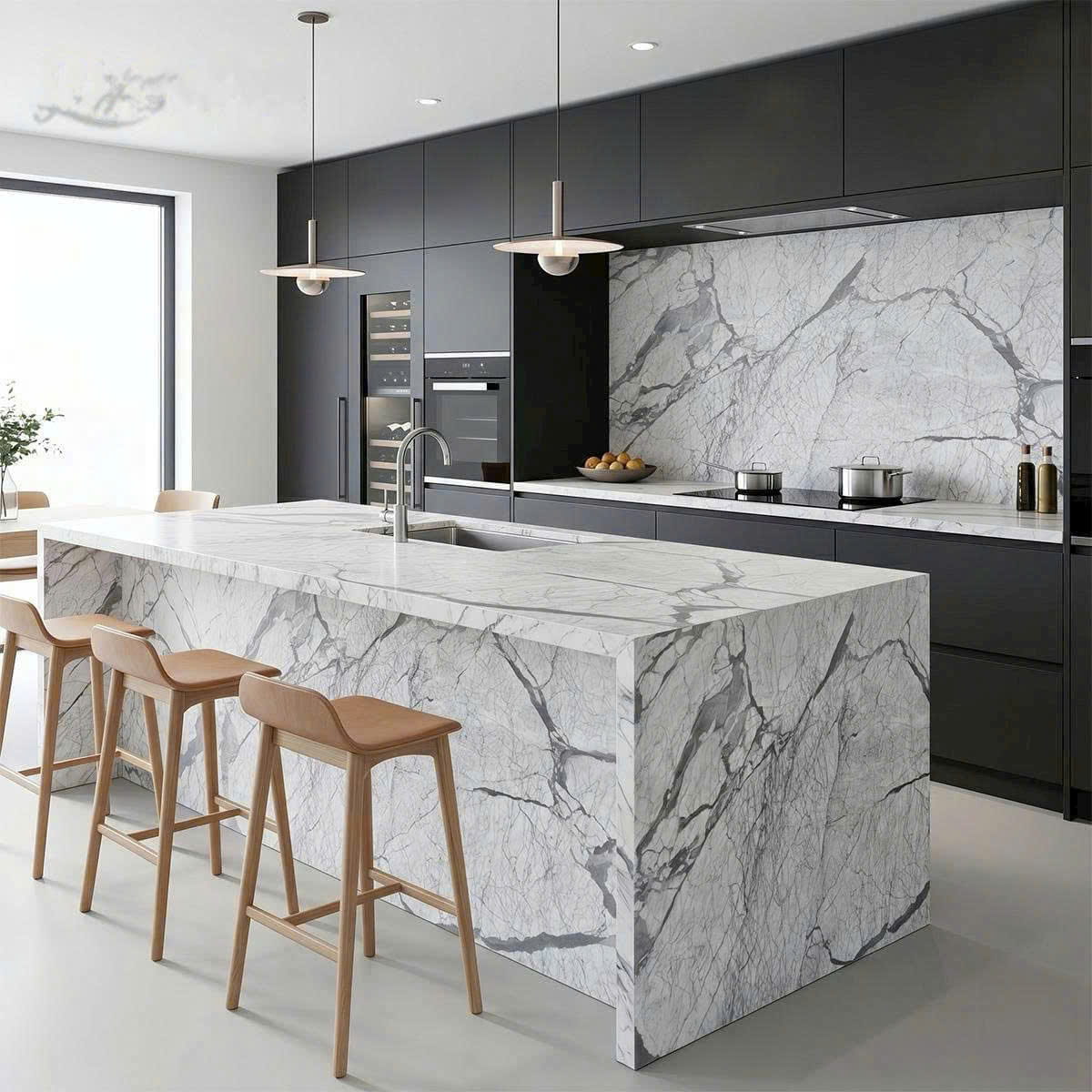 Đá Marble Statuario