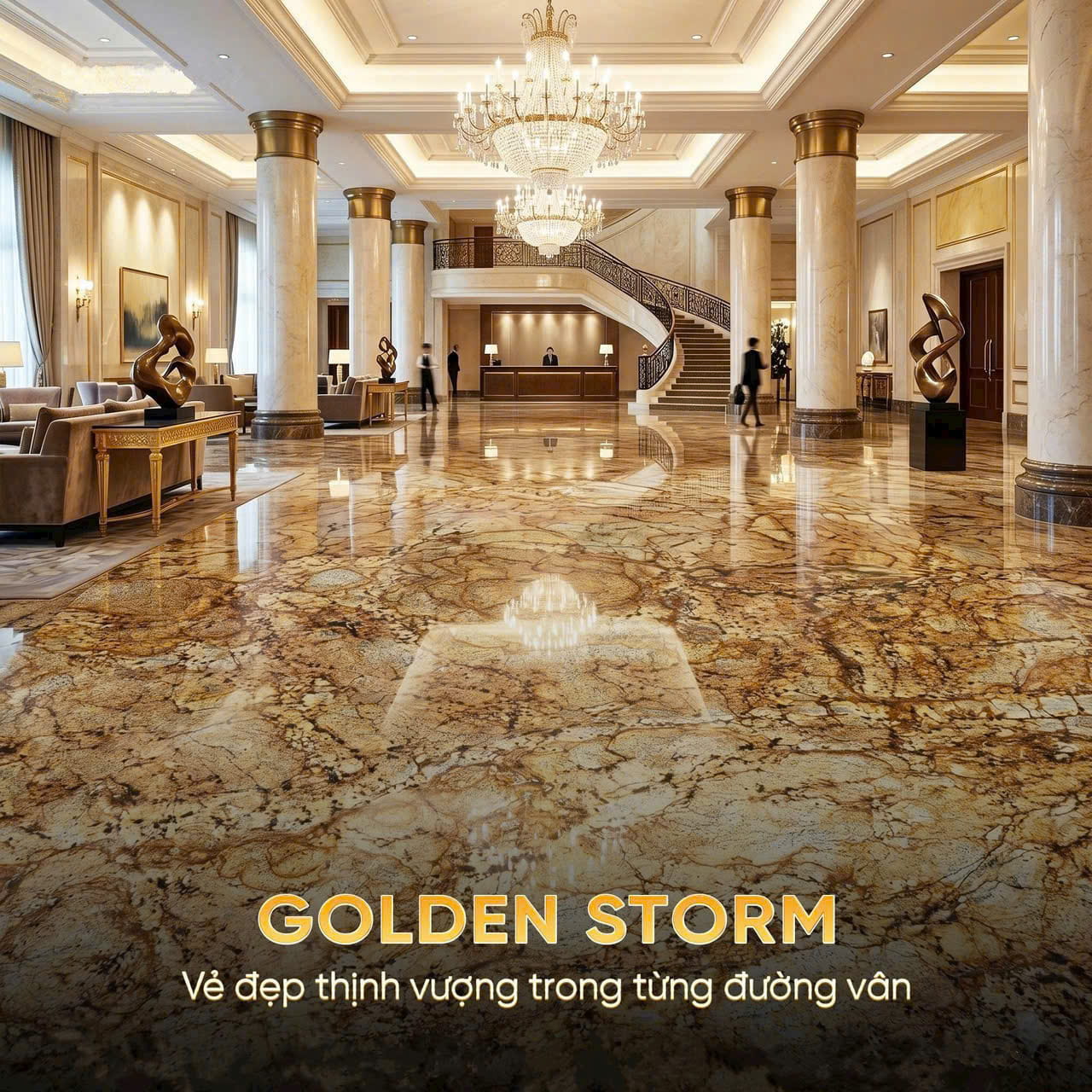 Đá Granite Golden Storm