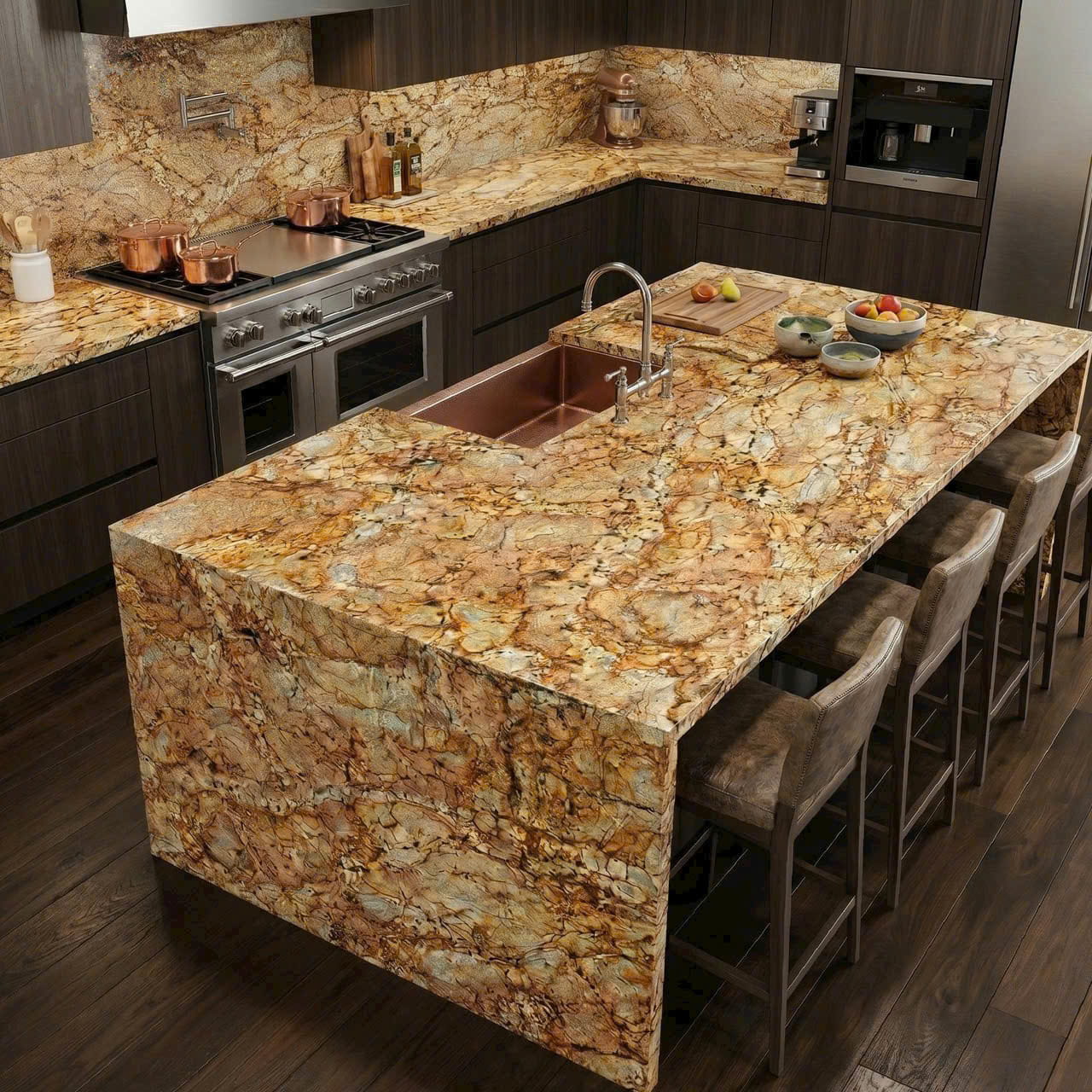 Đá Granite Golden Storm