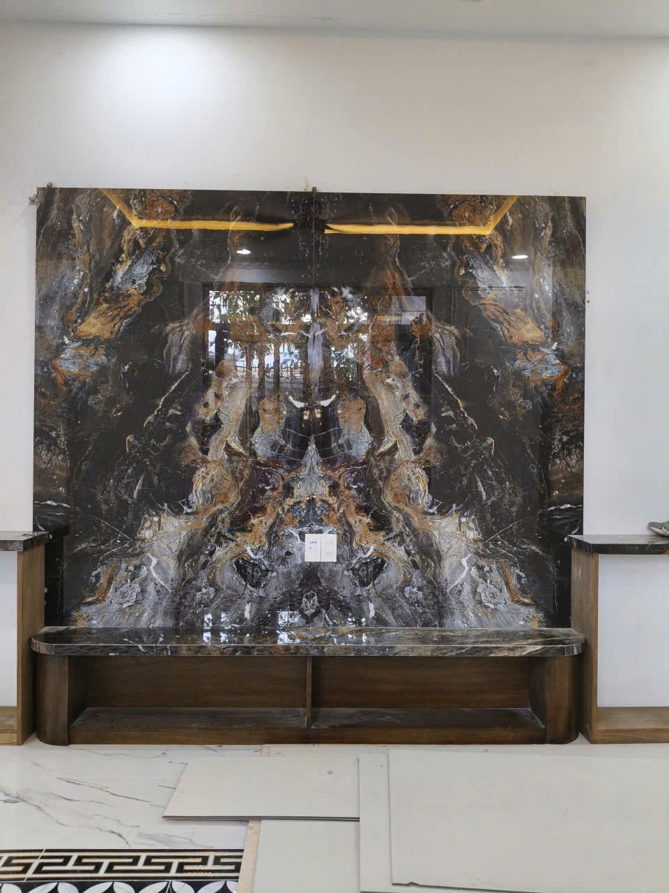 Tranh Đá Nhân Tạo Jupiter Black