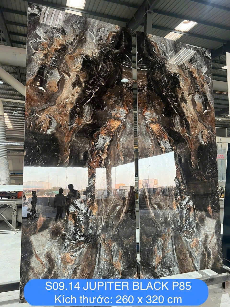 Tranh Đá Nhân Tạo Jupiter Black