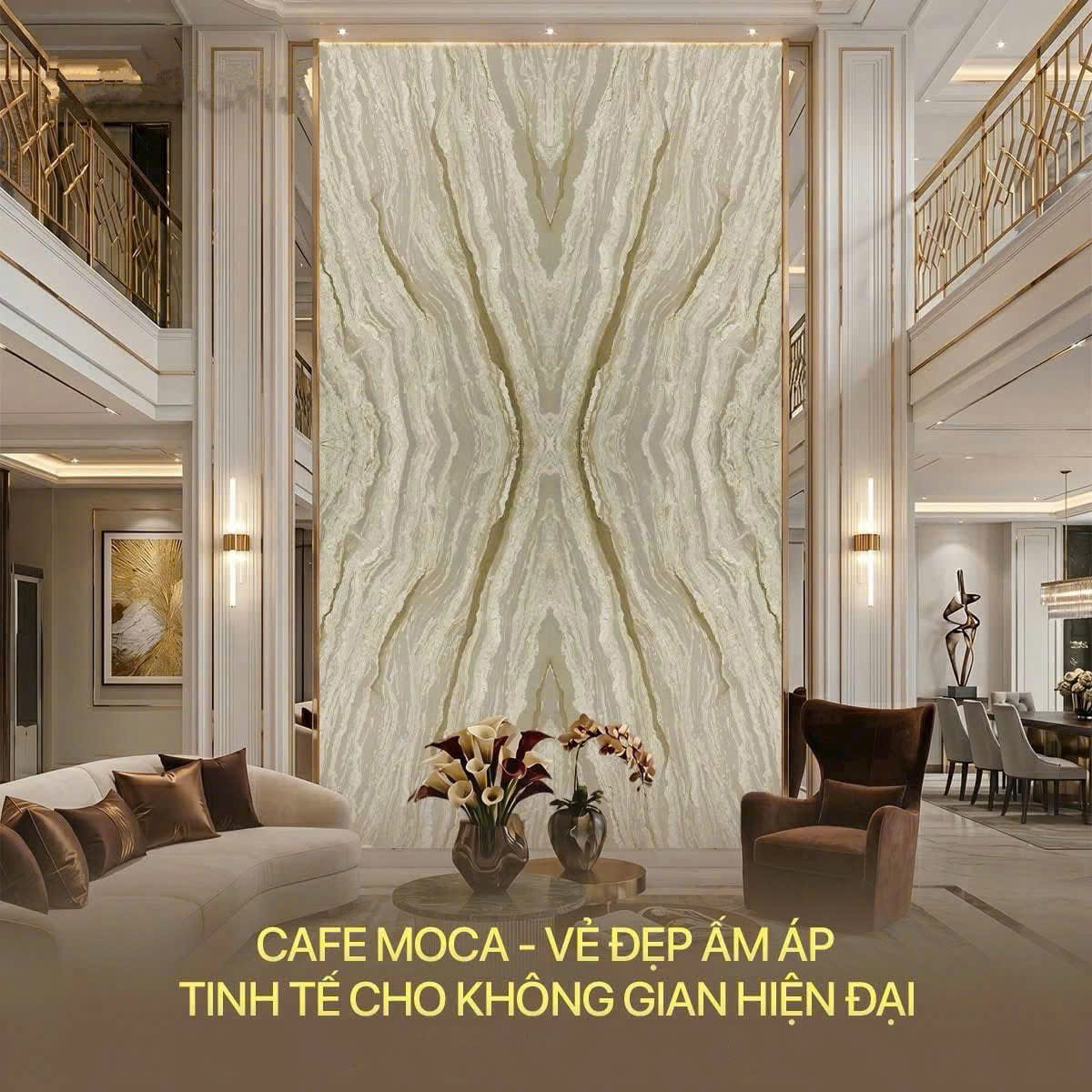 Đá Thạch Anh Cafe Moca