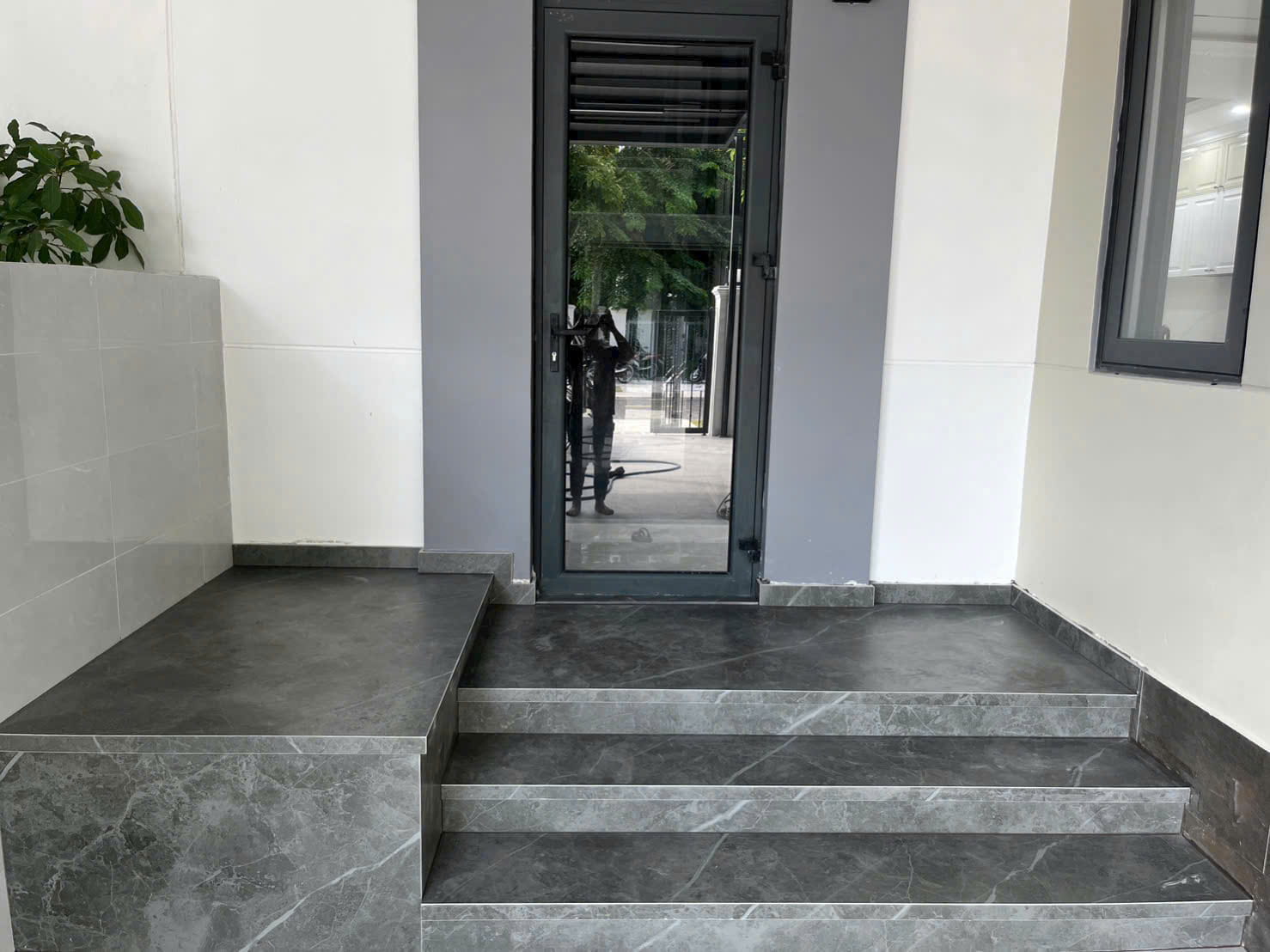 Đá Nhân Tạo Xám Nhám