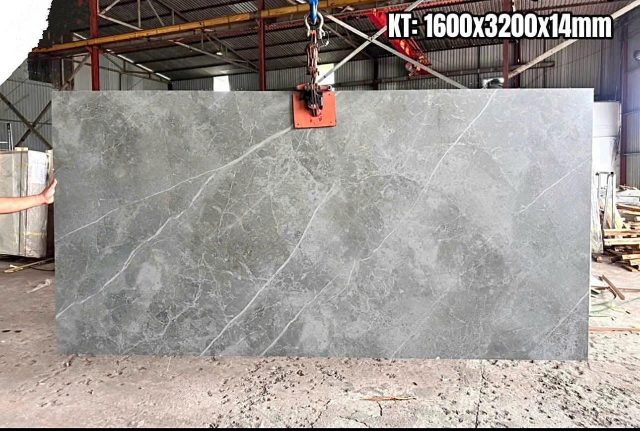 Đá Nhân Tạo Xám Nhám