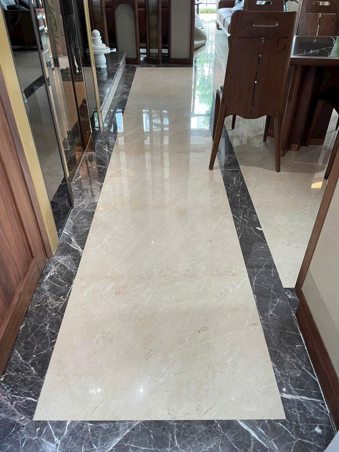 Đá Marble Grey Light Đậm