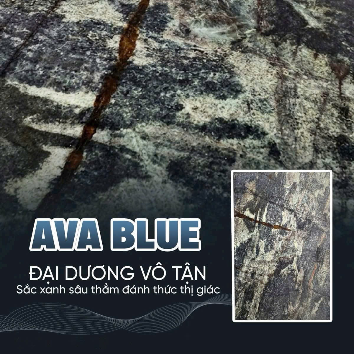 Đá Thạch Anh Ava Blue