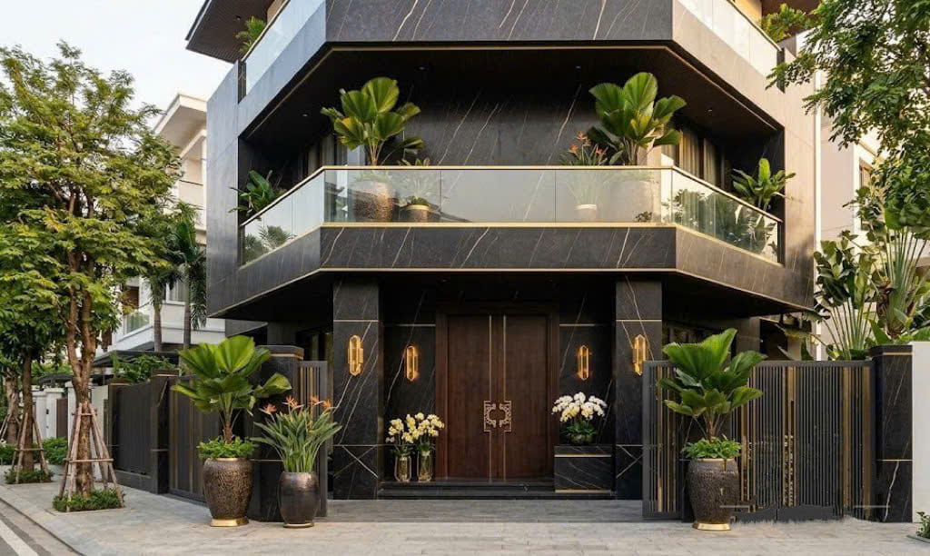 Đá Nhân Tạo Sahara Noir Nhám