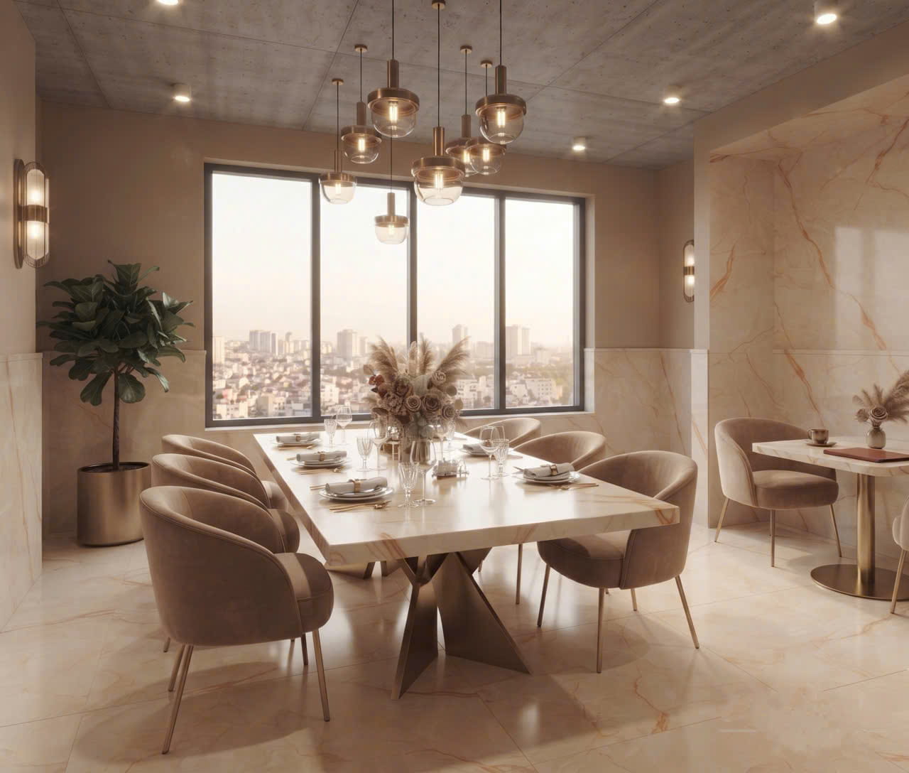 Đá Nhân Tạo Rosa Light