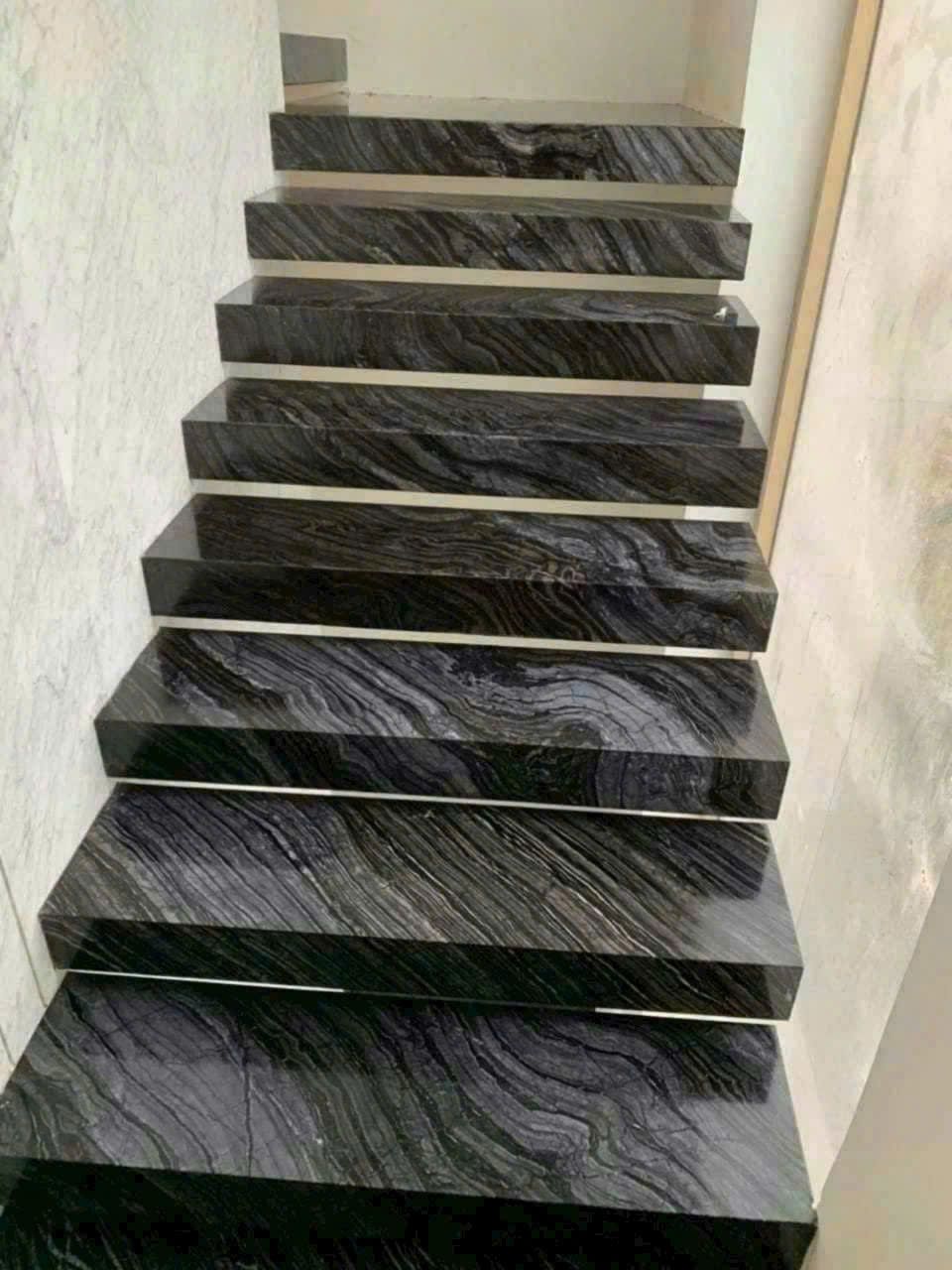 Đá Marble Wooden Black